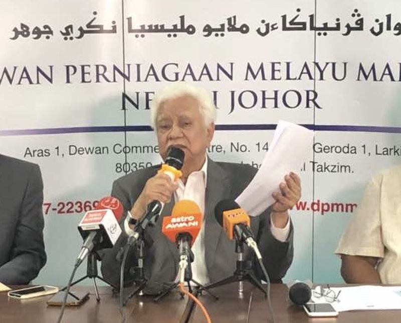Johor Malay Chamber of Commerce of Malaysia president Datuk Syed Ali Tawfik al-Attas lauded federal governmentu00e2u20acu2122s decision to drop the Kuala Lumpur-Singapore High Speed Rail project to maintain Johor Baruu00e2u20acu2122s businesses. u00e2u20acu201d Picture by Ben Tan