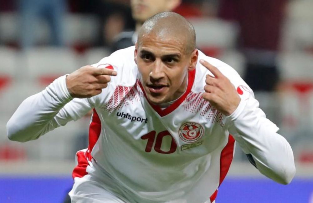 Tunisiau00e2u20acu2122s Wahbi Khazri celebrates scoring the first goal against Costa Rica during their international friendly match at Allianz Riviera, Nice, France, March 27, 2018. u00e2u20acu201d Reuters pic