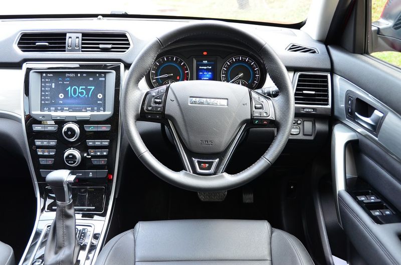 The centre console and dashboard will not look out of place in a European car.