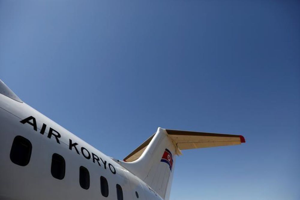 An Air Koryo logo is displayed on a plane at the airport in Pyongyang, North Korea April 18, 2017. u00e2u20acu201d Reuters pic