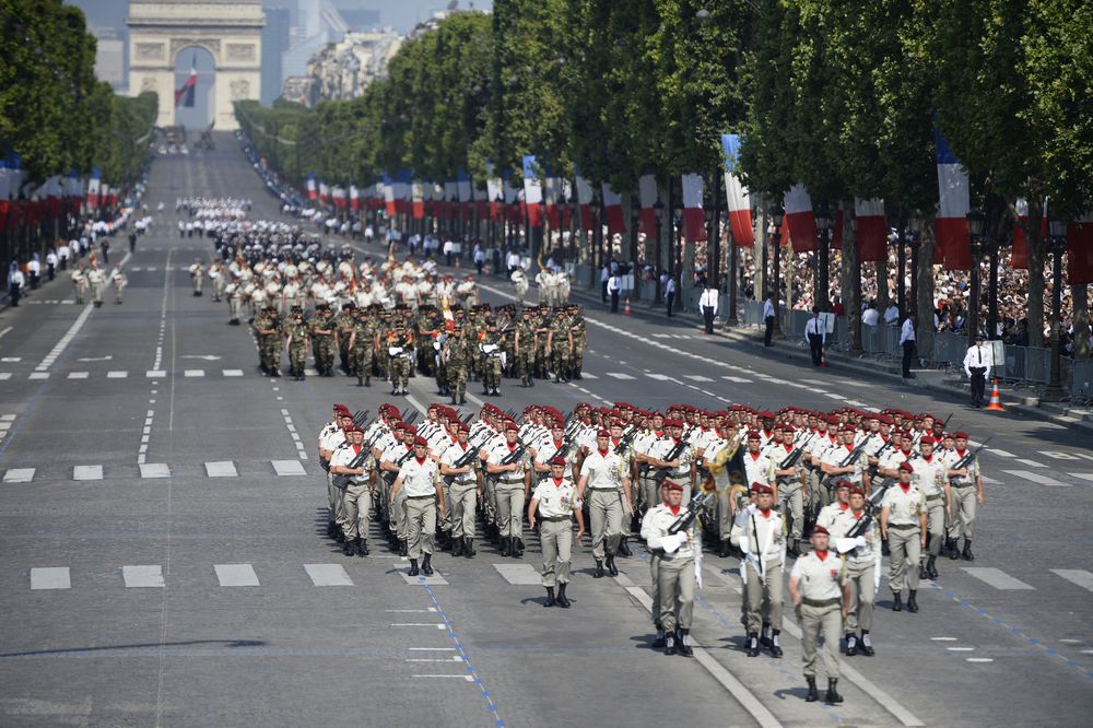Every year the Bastille Day parade takes place on the famous Champs Elysees on July 14, the country's national holiday. u00e2u20acu201d AFP pic