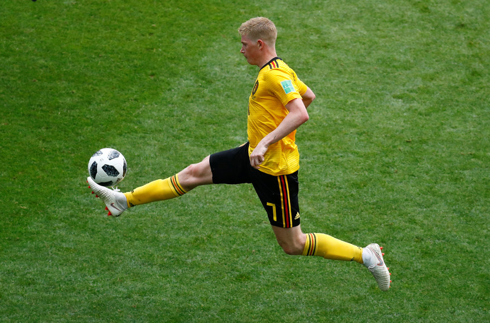 Belgium's Kevin De Bruyne in World Cup Group G action against Tunisia in Moscow June 23, 2018. u00e2u20acu201d Reuters pic 