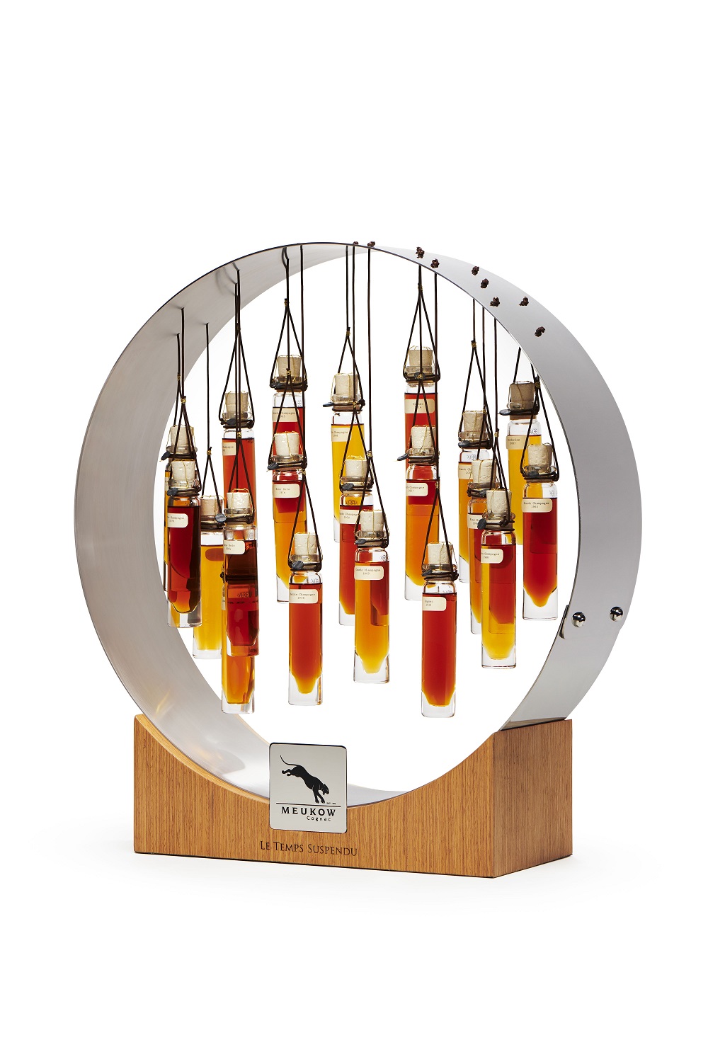 The Meukow cognac going under the hammer at the 2018 La Part des Anges auction. u00e2u20acu201d AFP pic