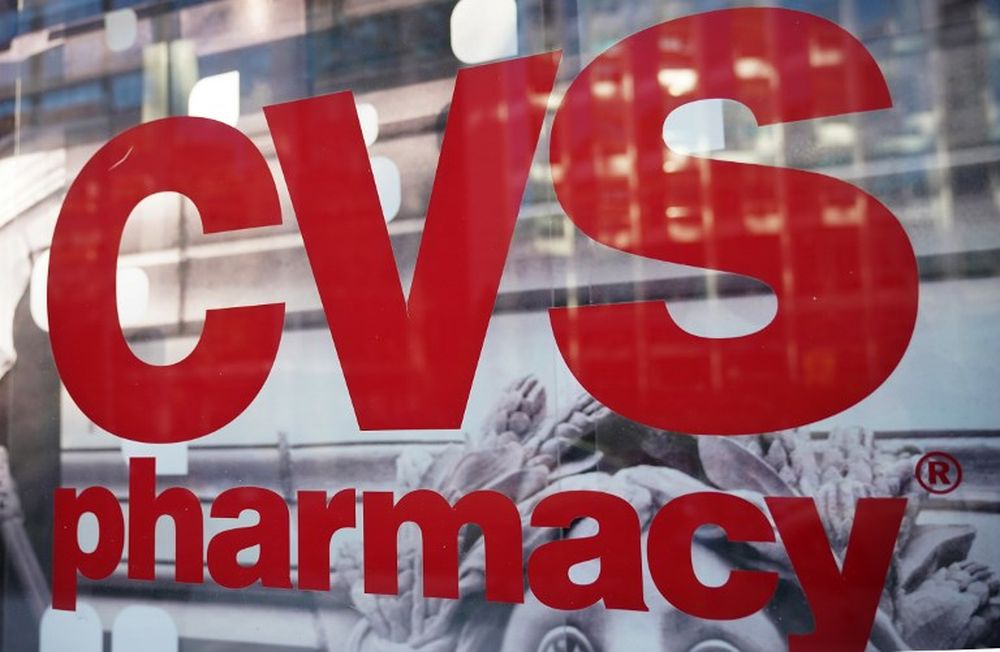 The CVS logo is seen in front of one of its stores in Washington, DC. Shares of pharmacy retailers were hammered early on June 28, 2018, as Amazon entered the market. u00e2u20acu201d AFP pic