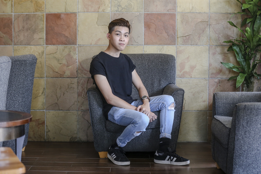 Darius Shu has been nominated for three Best Cinematography awards for the short film. — Picture by Firdaus Latif 