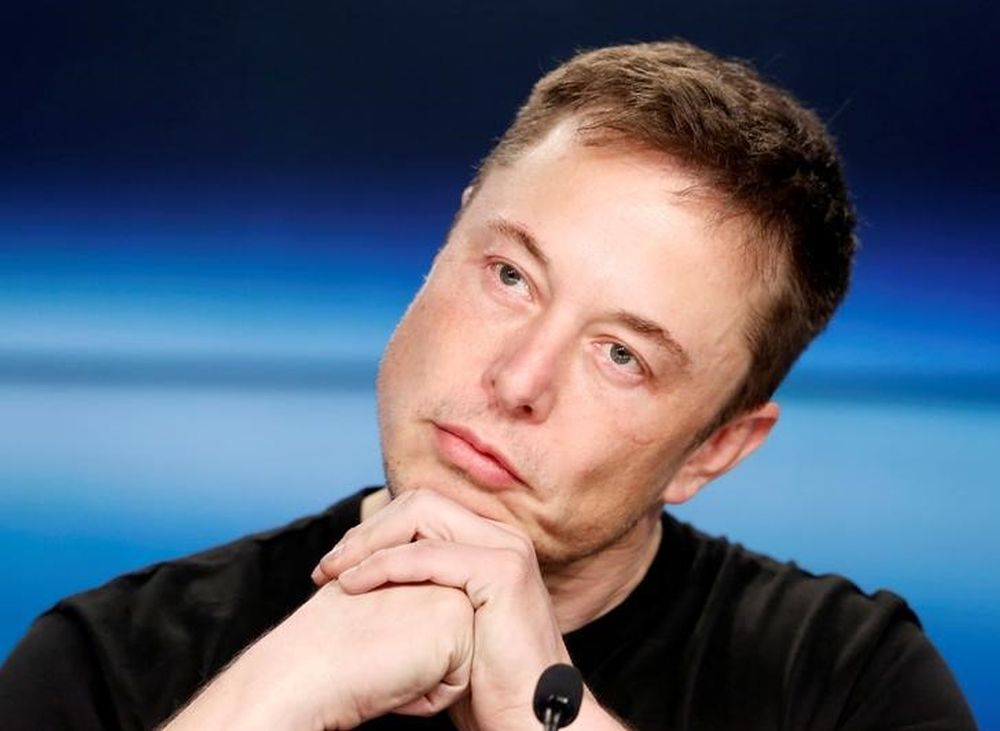 Elon Musk listens at a press conference following the first launch of a SpaceX Falcon Heavy rocket at the Kennedy Space Center in Cape Canaveral, Florida February 6, 2018. u00e2u20acu2022 Reuters pic