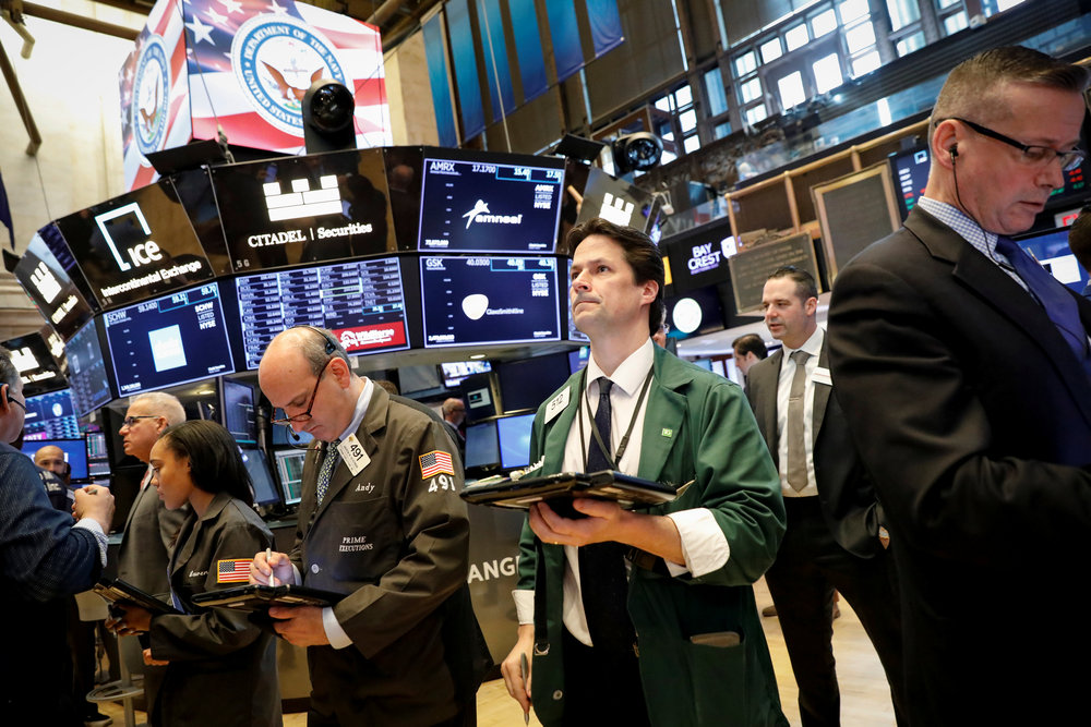 Traders work on the floor of the New York Stock Exchange May 21, 2018. u00e2u20acu201d Reuters pic