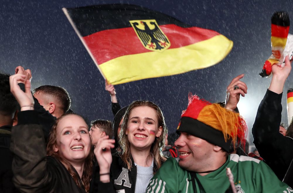 Germany fans react after the World Cup Group F match Germany vs Sweden at a public viewing area at Brandenburg Gate., Berlin, June 23, 2018. u00e2u20acu201d Reuters pic