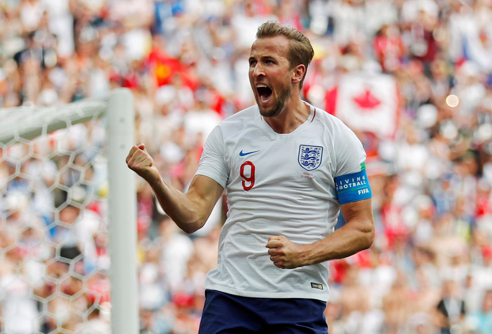 England's Harry Kane celebrates scoring their second goal in the World Cup Group G match against Panama in Nizhny Novgorod June 24, 2018. u00e2u20acu201d Reuters pic