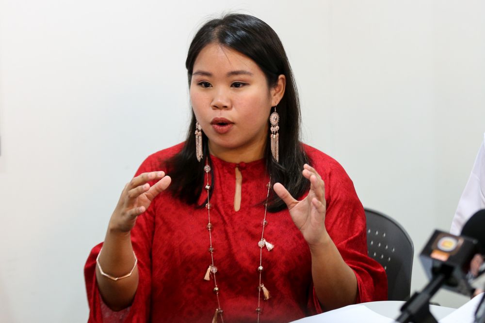 Heidy Quah speaks during a press conference in Petaling Jaya June 20, 2018. u00e2u20acu201d Picture by Ahmad Zamzahuri