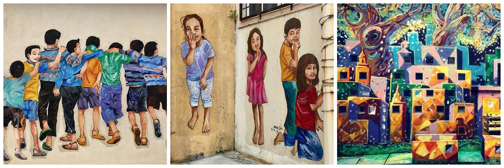 The artistic side of me, had to pay a visit to Jalan Masjid, located around the city's old town. 