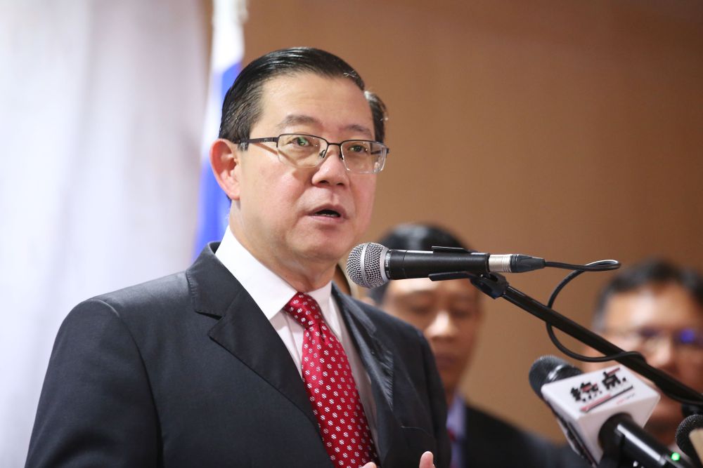 Finance Minister Lim Guan Eng speaks during a press conference on the Tun Razak Exchange (TRX) project in Putrajaya June 21, 2018. u00e2u20acu2022 Picture by Azinuddin Ghazali