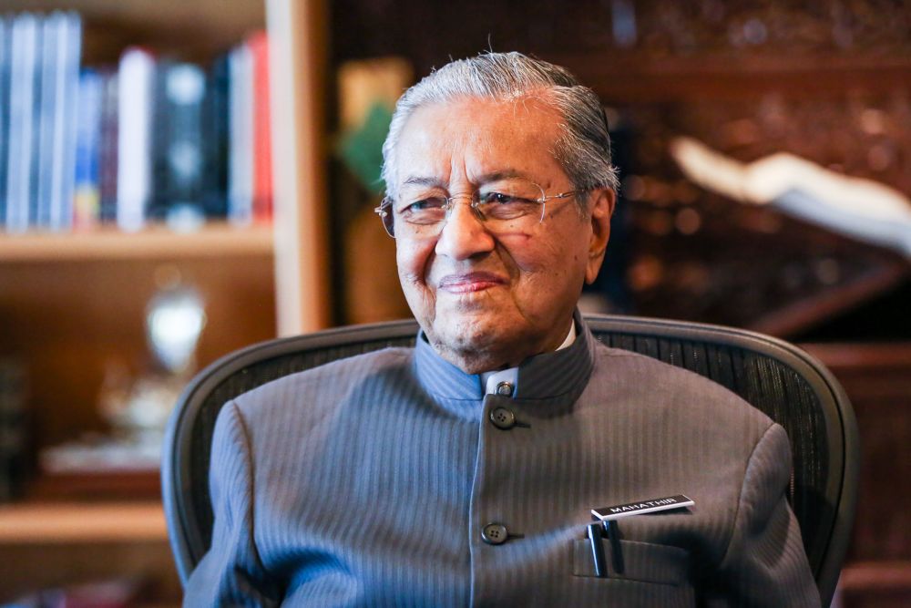 Dr Mahathir Mohamad speaks in an exclusive interview with Malay Mail at the Perdana Leadership Foundation in Putrajaya June 21, 2018. u00e2u20acu2022 Picture by Ahmad Zamzahuri