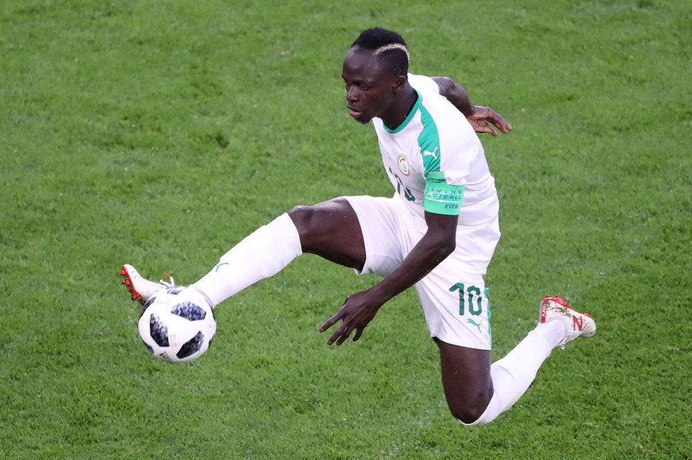 Senegal's Sadio Mane in World Cup Group H action against Japan in Yekaterinburg June 24, 2018  u00e2u20acu201d Reuters pic