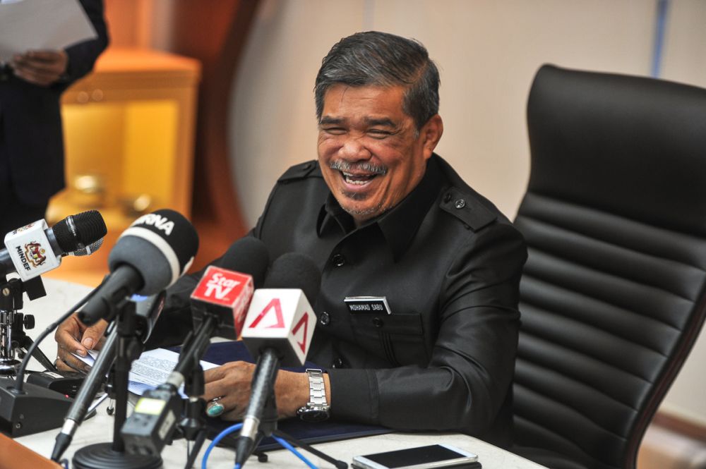 Defence Minister Mohamad Sabu speaks to the media during an interview session at Wisma Pertahanan in Kuala Lumpur June 28, 2018. u00e2u20acu2022 Picture by Shafwan Zaidon