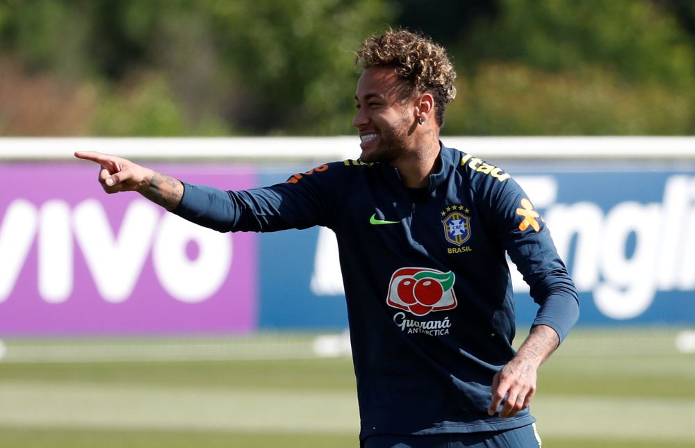 Brazil's Neymar is seen during a training session in London June 7, 2018. u00e2u20acu2022 Reuters pic