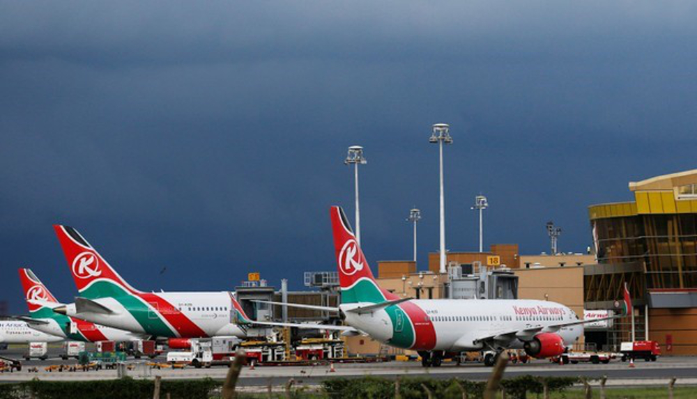Kenya Airways planes are seen parked at the Jomo Kenyatta International airport near Kenyau00e2u20acu2122s capital Nairobi, April 28, 2016. u00e2u20acu201d Reuters pic