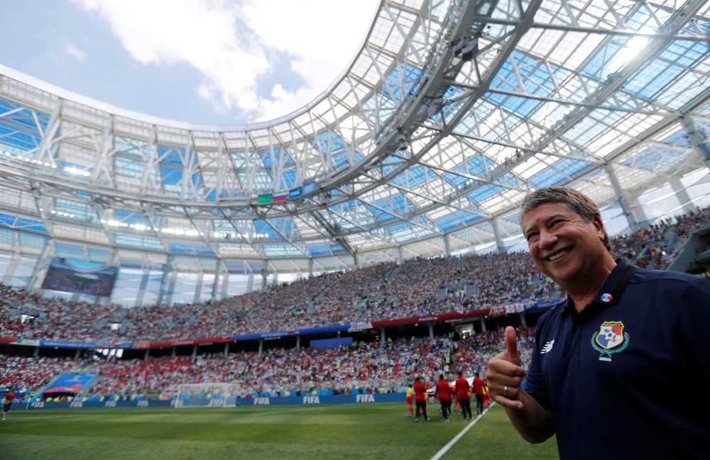 Panama coach Hernan Dario Gomez before the World Cup Group G match against England at the Nizhny Novgorod Stadium, Nizhny Novgorod June 24, 2018. u00e2u20acu201d Reuters pic