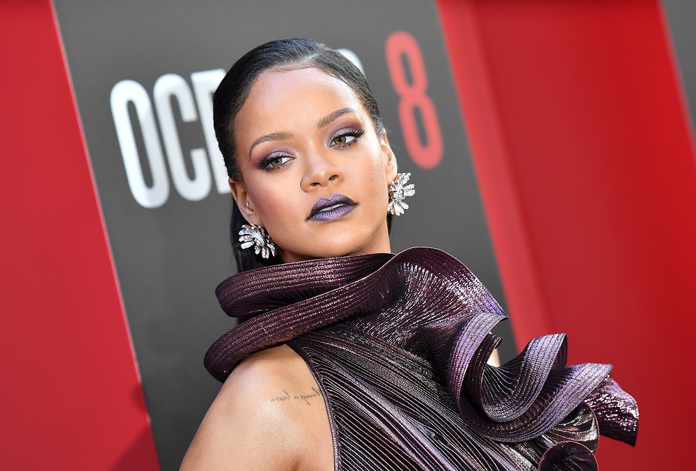 Barbadian singer/actress Rihanna arrives for the world premiere of 'Ocean's 8' on June 5, 2018 in New York. u00e2u20acu201d AFP pic