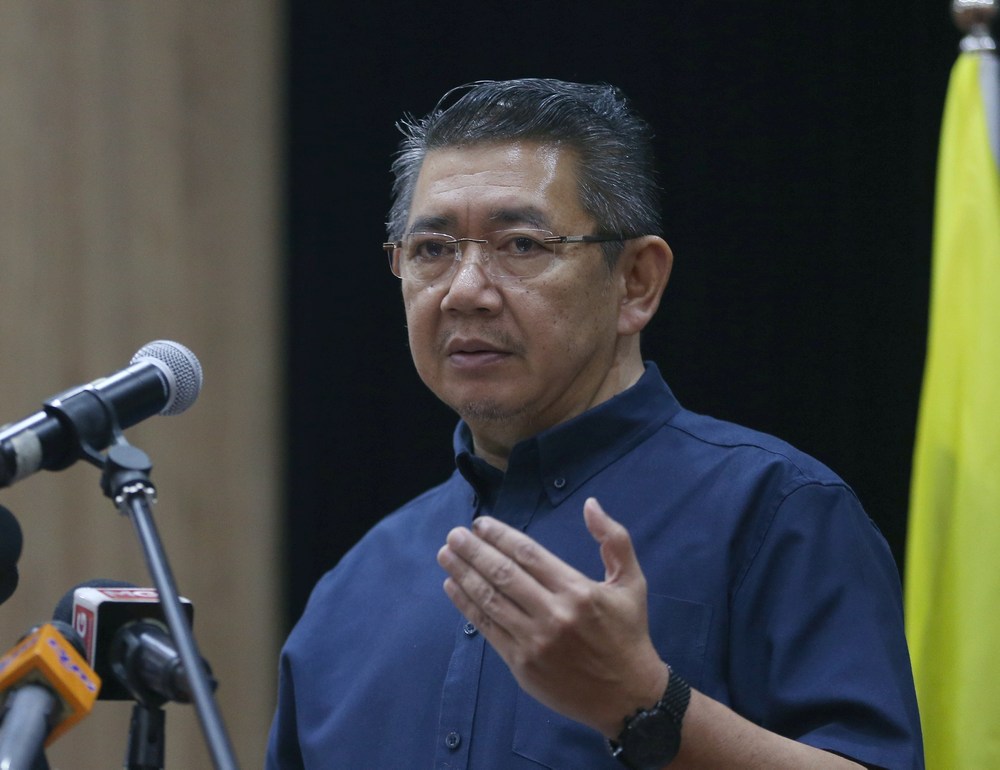 Agriculture and Agro-based Industry Minister Salahuddin Ayub u00e2u20acu201d Picture by Razak Ghazali