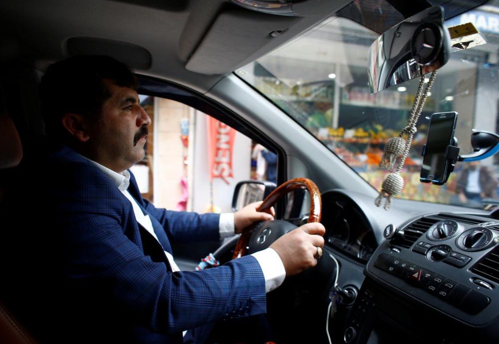 Uber driver Irfan Er drives his car in Istanbul, Turkey March 15, 2018. u00e2u20acu201d Reuters pic