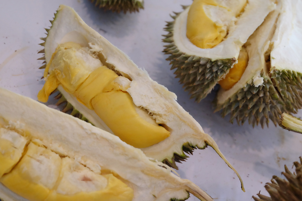 Penang durian farms can capitalise on the popularity of the fruit by making it a premium fruit that can only be enjoyed in the farms here, deputy minister Sim Tze Tzin said. u00e2u20acu201d Picture by KE Ooi