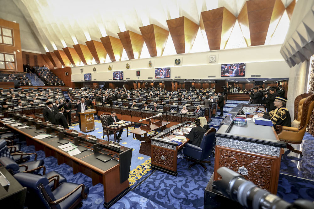 Communications and Multimedia Minister, Gobind Singh Deo is seen during the oath-taking ceremony in front of Dewan Rakyat Speaker Datuk Mohamad Ariff Md Yusof, 16 July, 2018. u00e2u20acu201d Picture by Hari Anggara