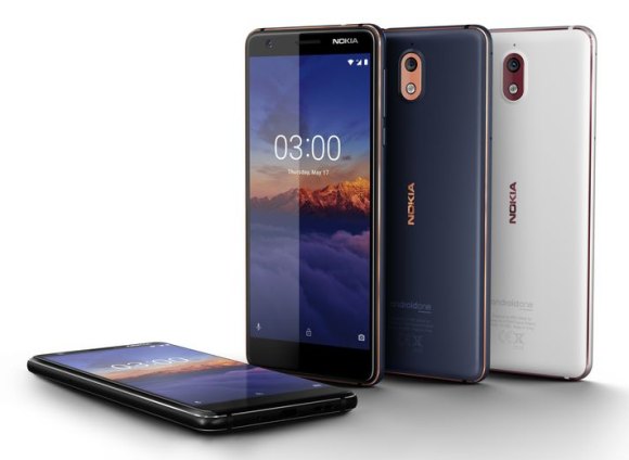Out of the box, the Nokia 3.1 runs on Android 8.1 Oreo. u00e2u20acu201d Picture courtesy of Nokia