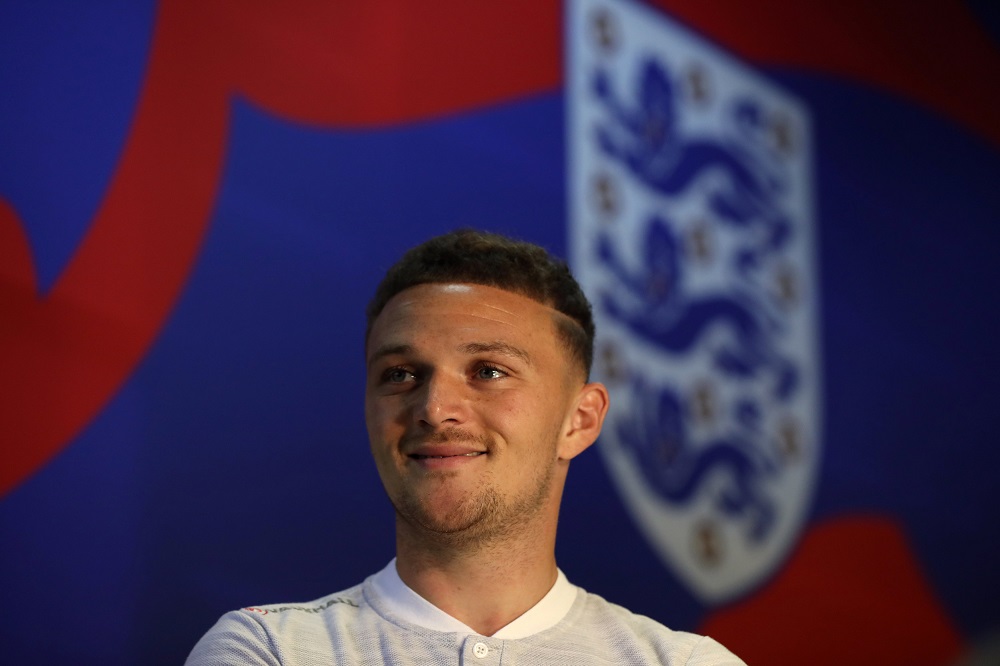 Englandu00e2u20acu2122s Kieran Trippier speaks to the media during a briefing at the England Training Camp at Saint Petersburg July 5, 2018. u00e2u20acu201d Reuters pic