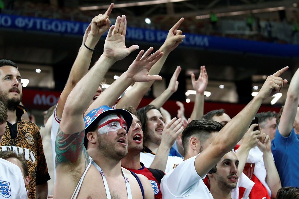 England fans look dejected after the match against Croatia at the Luzhniki Stadium in Moscow July 11, 2018. u00e2u20acu201d Reuters pic