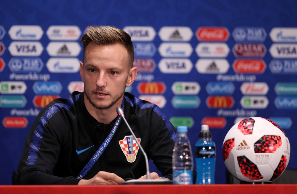Croatia's Ivan Rakitic during a press conference at the Luzhniki Stadium in Moscow July 13, 2018. u00e2u20acu201d Reuters pic
