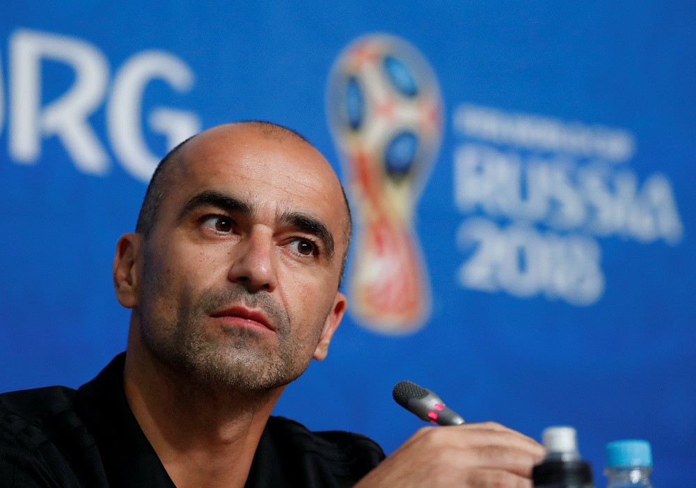 Belgium coach Roberto Martinez during a press conference in Saint Petersburg July 13, 2018. u00e2u20acu201d Reuters pic