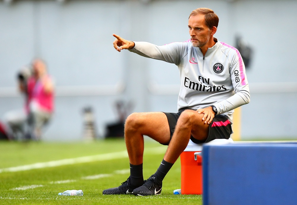 Paris Saint-Germain coach Thomas Tuchel during the match against Bayern Munich at the Woerthersee Stadium in Austria July 21, 2018. u00e2u20acu201d Reuters pic