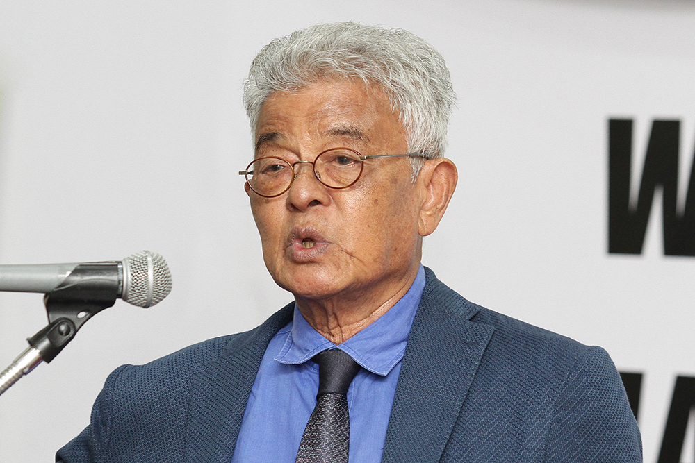 Suhakam chairman Tan Sri Razali Ismail speaks during the agenda workshop on Malaysia Accession to the Uncat in Kuala Lumpur July 2, 2018. u00e2u20acu201d Picture by Miera Zulyana