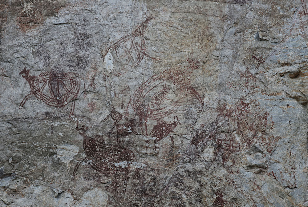 Another example of a cave drawing in Gua Tambun. — Picture by Marcus Pheong