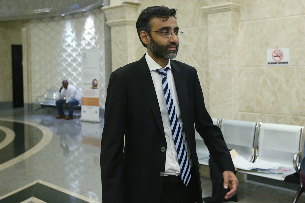 Lawyer N. Surendran in Putrajaya July 13, 2018. u00e2u20acu201d  Picture by Azinuddin Ghazali
