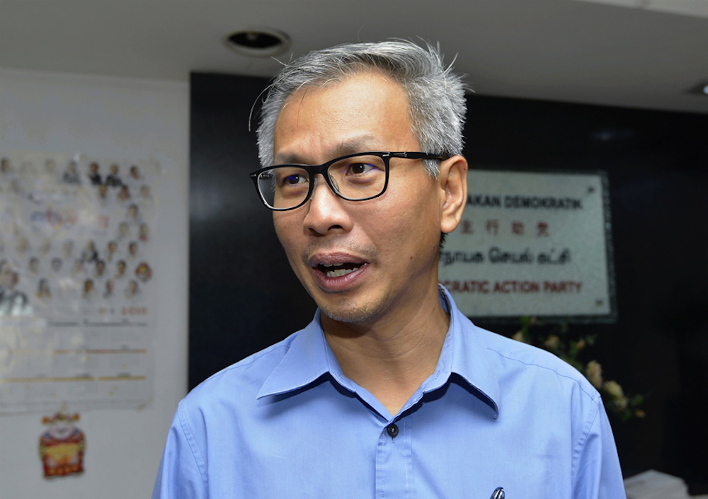 Tony Pua speaks to Malay Mail at Selangor DAP Headquarters in Petaling Jaya July 20, 2018. u00e2u20acu201d Picture by Ham Abu Bakar