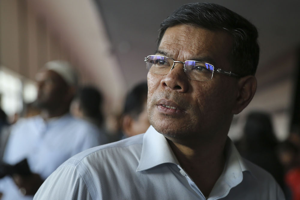 PKR secretary-general, Datuk Saifuddin Nasution Ismail, speaks to reporters in Shah Alam July 20, 2018. u00e2u20acu201d Picture by Yusof Mat Isa