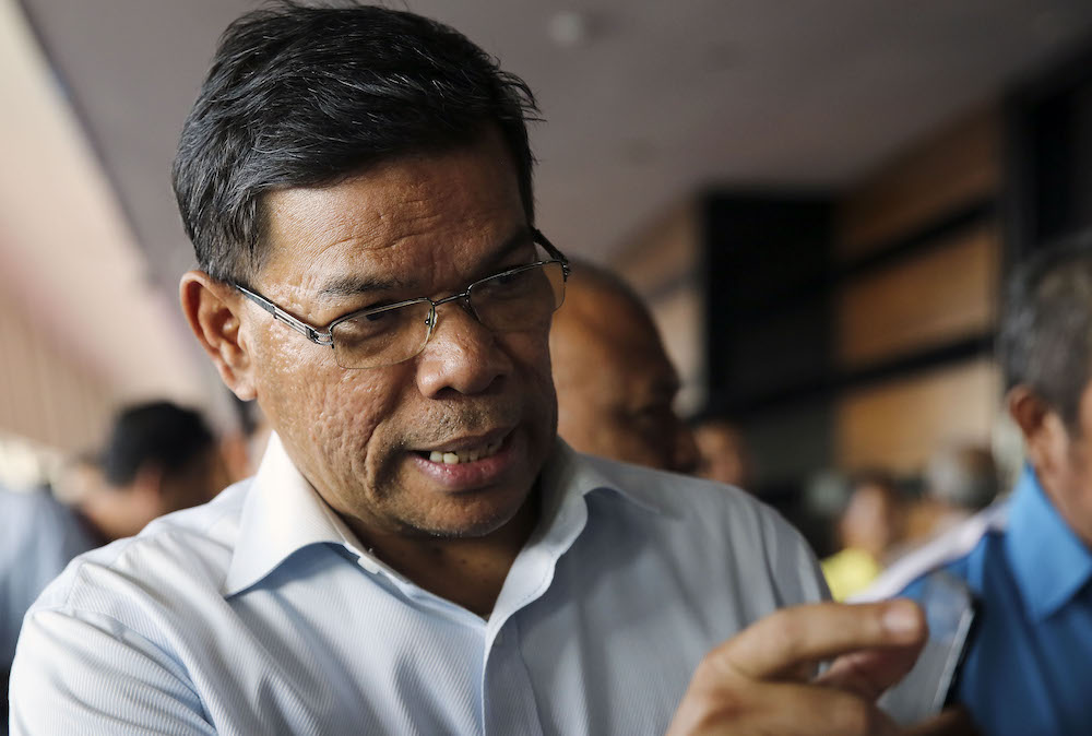 PKR secretary-general, Datuk Saifuddin Nasution Ismail, speaks to reporters in Shah Alam July 20, 2018. u00e2u20acu201d Picture by Yusof Mat Isa