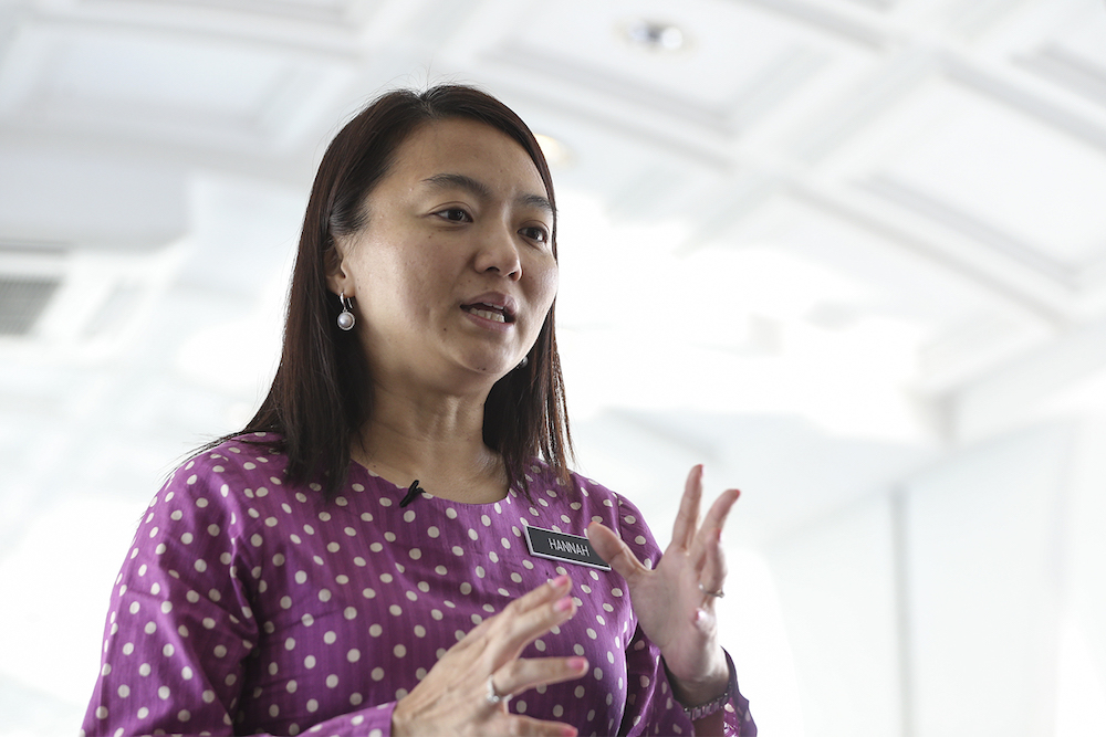 Hannah Yeoh is seen in Parliament July 25, 2018. u00e2u20acu201d Picture by Azneal Ishak