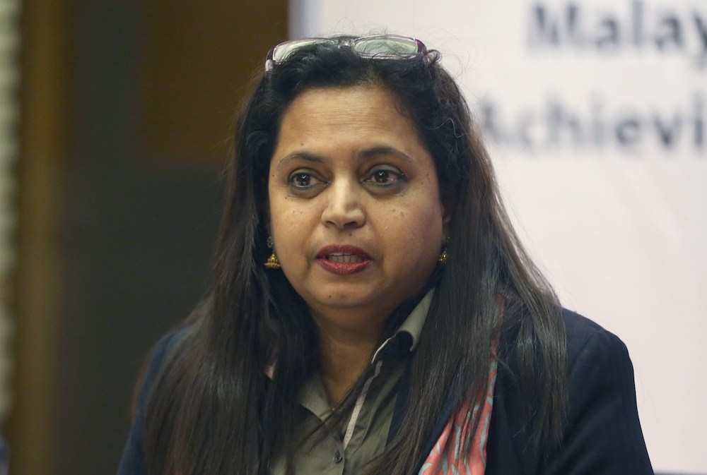 FSSG co-founder and lead coordinator Bina Ramanand says the Covid-19 pandemic has already exacerbated the challenges faced by Malaysians in transnational marriages as well as their non-citizen spouses and children, with a disproportionate impact on women and children. — Picture by Razak Ghazali