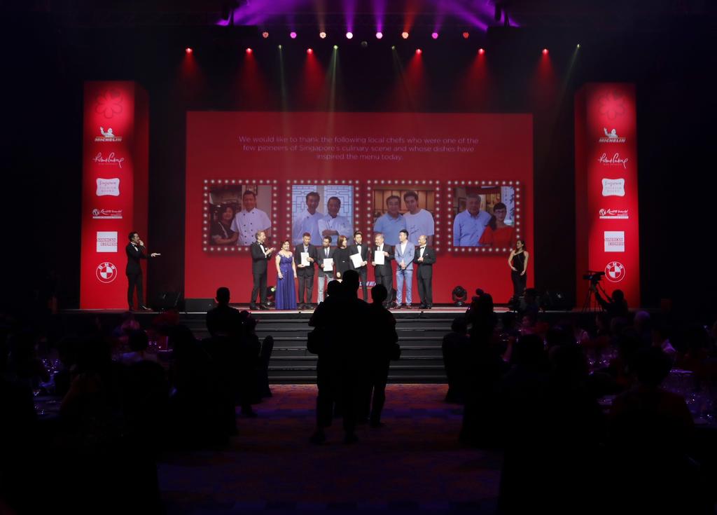 The Michelin Guide Singapore 2018 Star Revelation at Resorts World Sentosa on Wednesday, July 25, 2018. u00e2u20acu201d TODAY pic