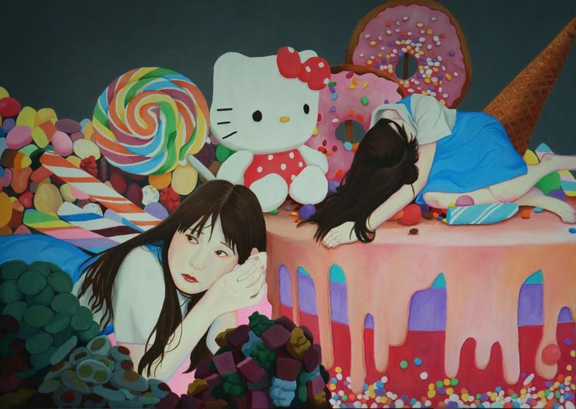 Artwork titled ‘My Heart is a Seed of the Forbidden Fruit’ by Ryuna Lee Yok Qian on display at the Thailand and Malaysia Fusion 4 joint exhibition at the Galeri Seni Mutiara in George Town July 28, 2018. — Picture by Paul Toh