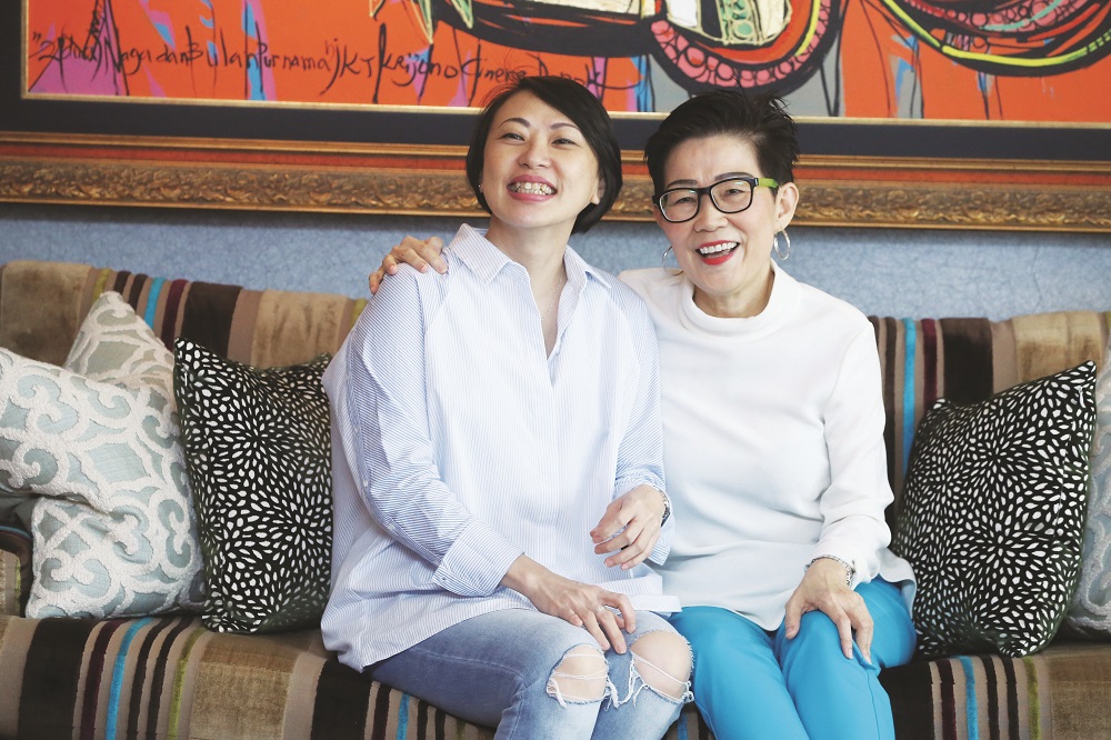 Koh (left) and Chew talk about the evolution of Hush Puppies in Malaysia.u00e2u20acu201dPicture by Zuraneeza Zulkifli