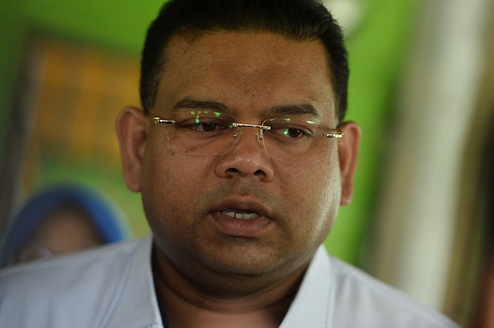 BNu00e2u20acu2122s candidate for the sungai Kandis by-election Datuk Lokman Adam speaks during an interview at Kampung Jalan Kebun July 30, 2018. u00e2u20acu201d Picture by Mukhriz Hazim