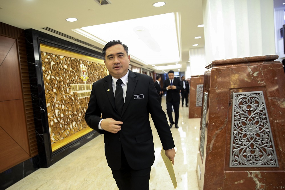 Transport Minister Anthony Loke at the Parliament in Kuala Lumpur July 31, 2018. u00e2u20acu201d Picture by Yusof Mat Isa