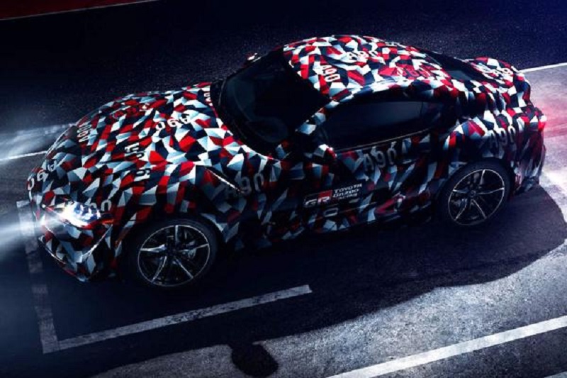 The 2019 Toyota Supra was still camouflaged at Goodwood 2018. u00e2u20acu201d AFP pic