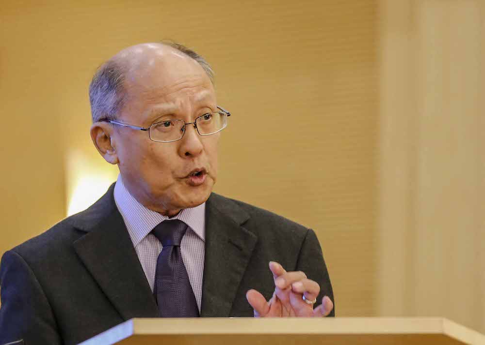 Investigator in charge Datuk Ir Kok Soo Chon speaks during a press conference on the MH370 Safety Investigation Report in Putrajaya July 30, 2018. u00e2u20acu201d Picture by Firdaus Latif