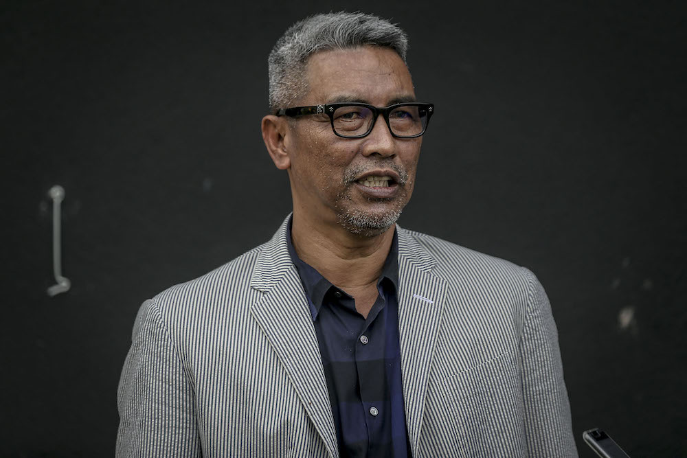 National U-23 manager Datuk Wira Mohd Yusoff Mahadi speaks to Malay Mail at Wisma FAM, Kelana Jaya July 30, 2018. u00e2u20acu201d Picture by Hari Anggara