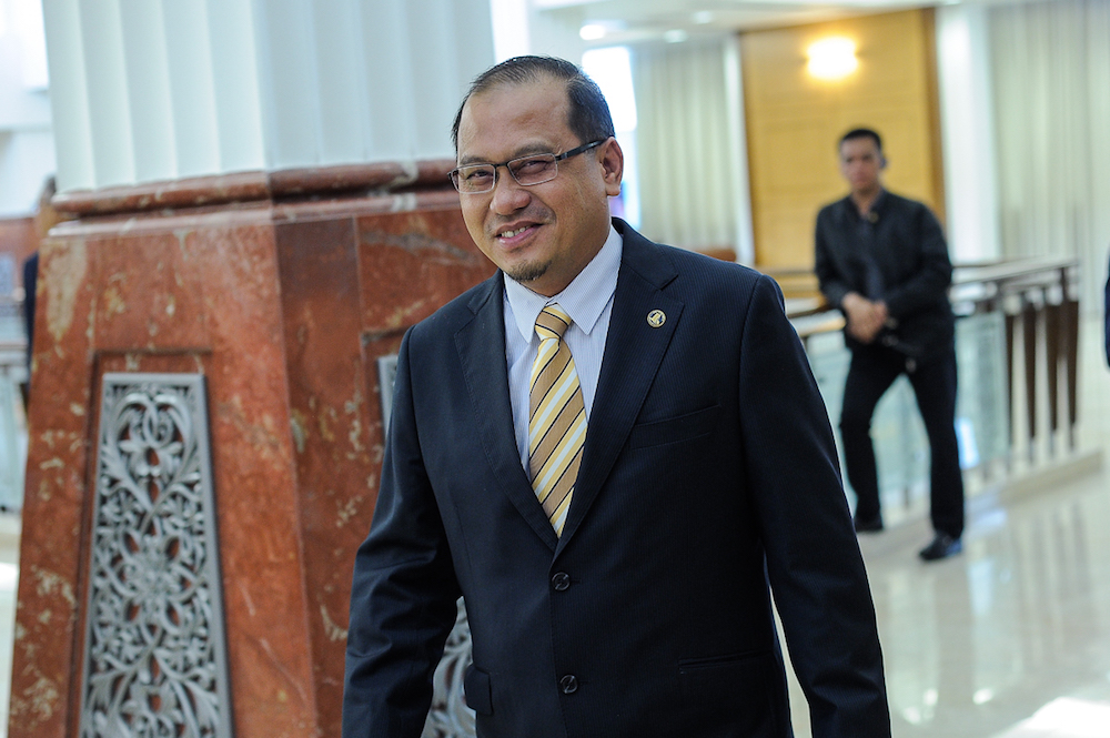 Kuala Terengganu MP, Ahmad Amzad Mohamed Hashim in Parliament, July 30, 2018. u00e2u20acu201d Picture by Shafwan Zaidon